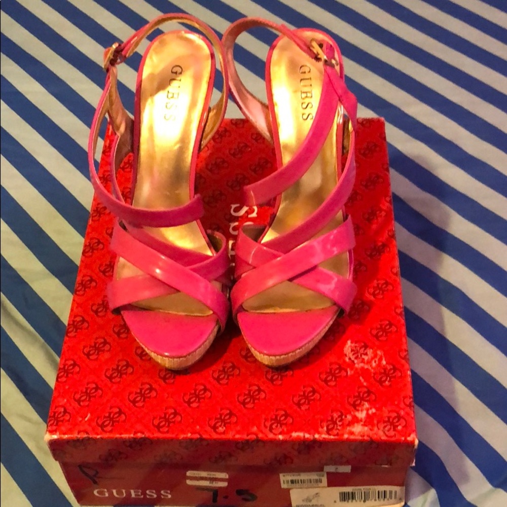 Dark Pink Guess Heels